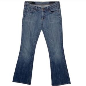 Citizens of Humanity Sz 28” Jeans Distressed Ingrid 7” Low Rise Flare Y2K
